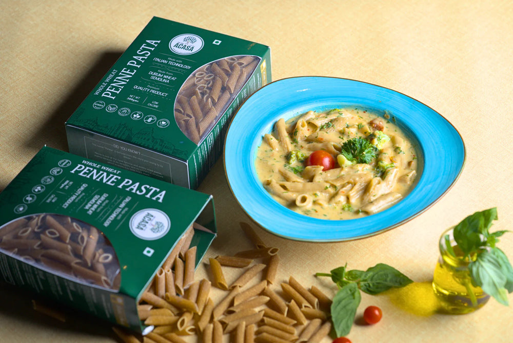 Embrace Health with Acasa's Whole Wheat Penne Pasta: A Nutritious Twist on Italian Classic
