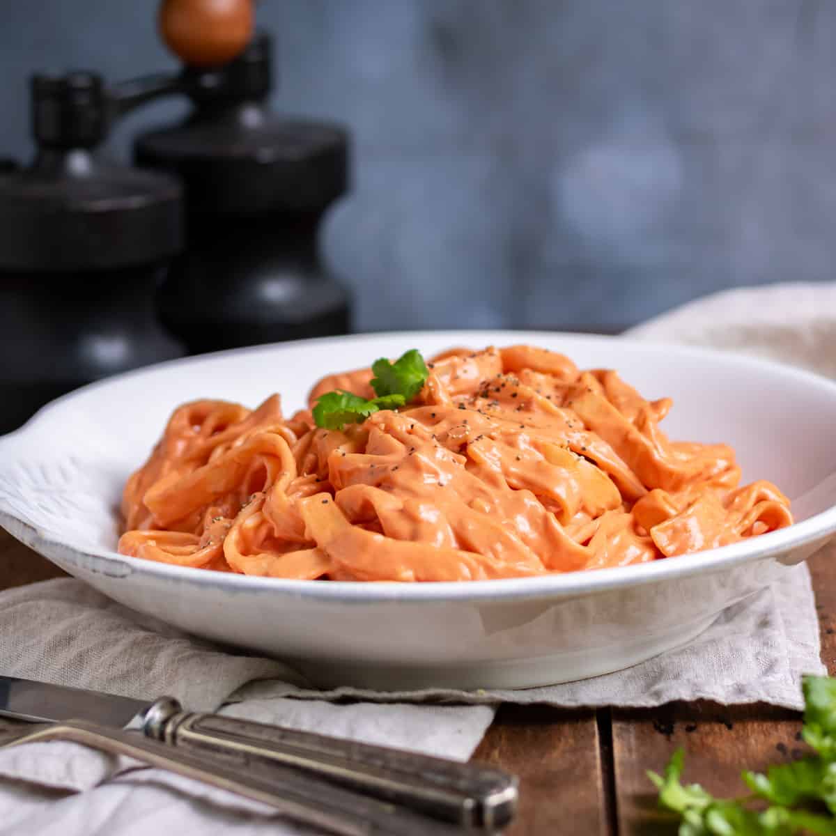 Acasa rose pink sauce with pasta