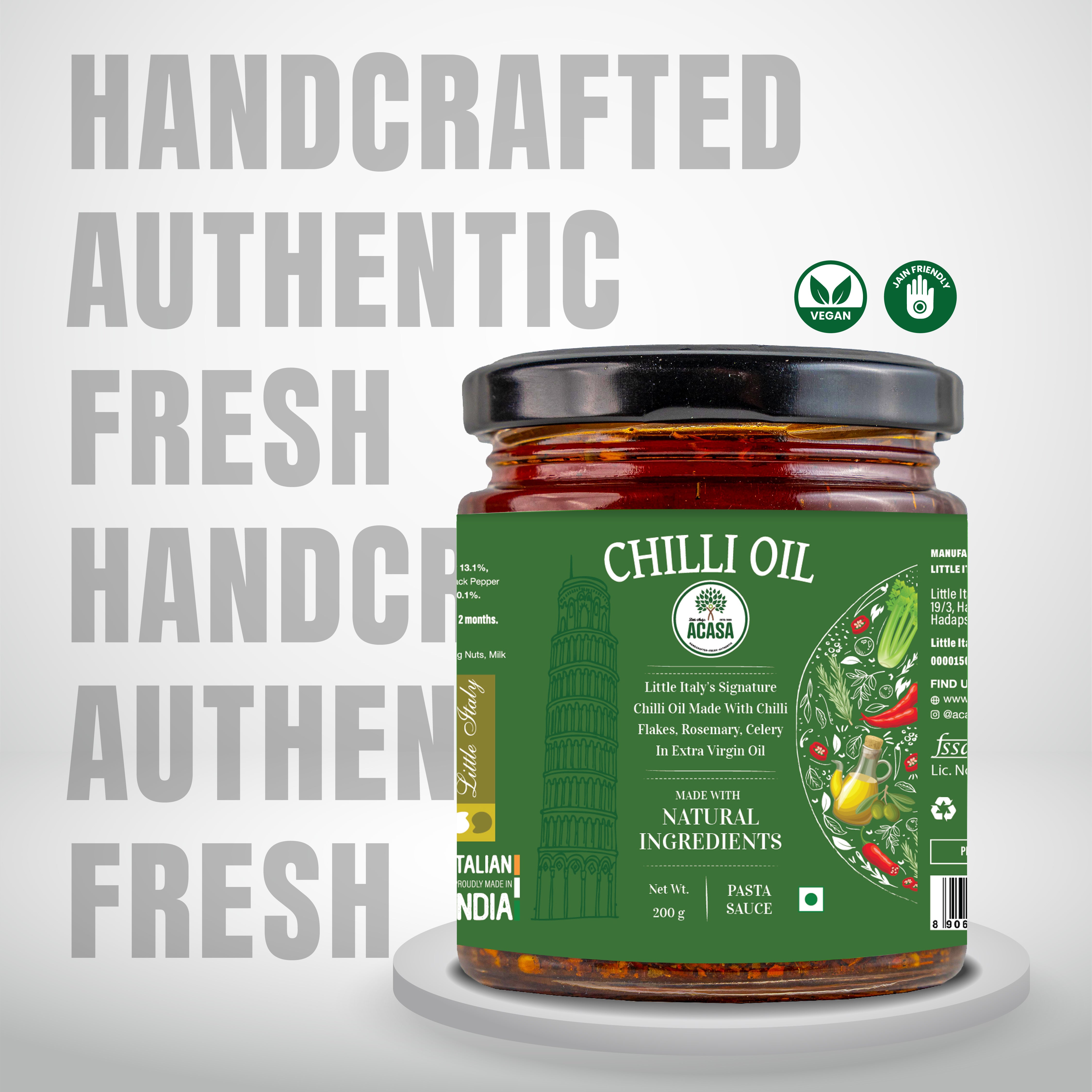 Chilli Oil (Jain Friendly) – Acasa Store