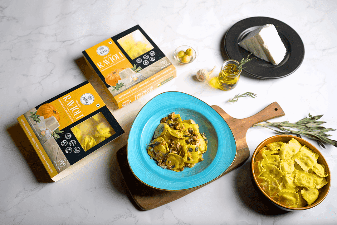 Pumpkin Riccotta Ravioli