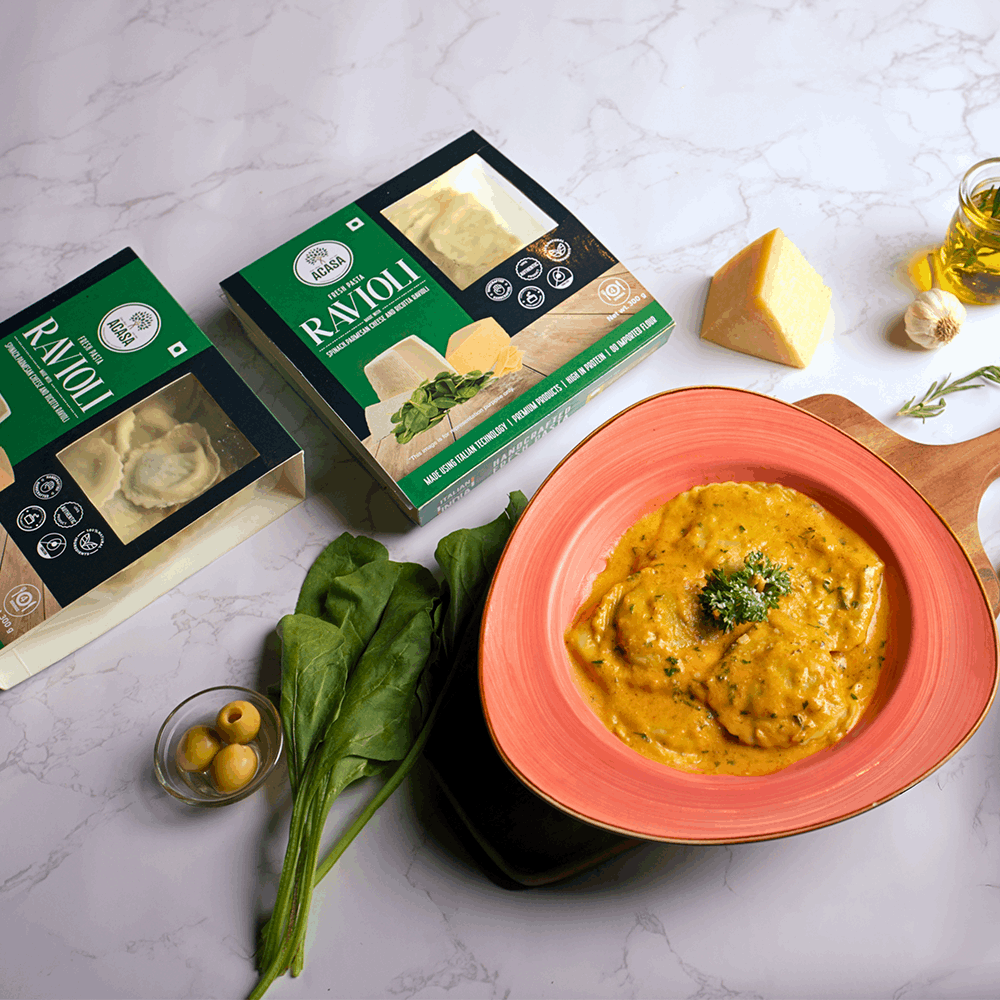 Spinach Riccotta Ravioli