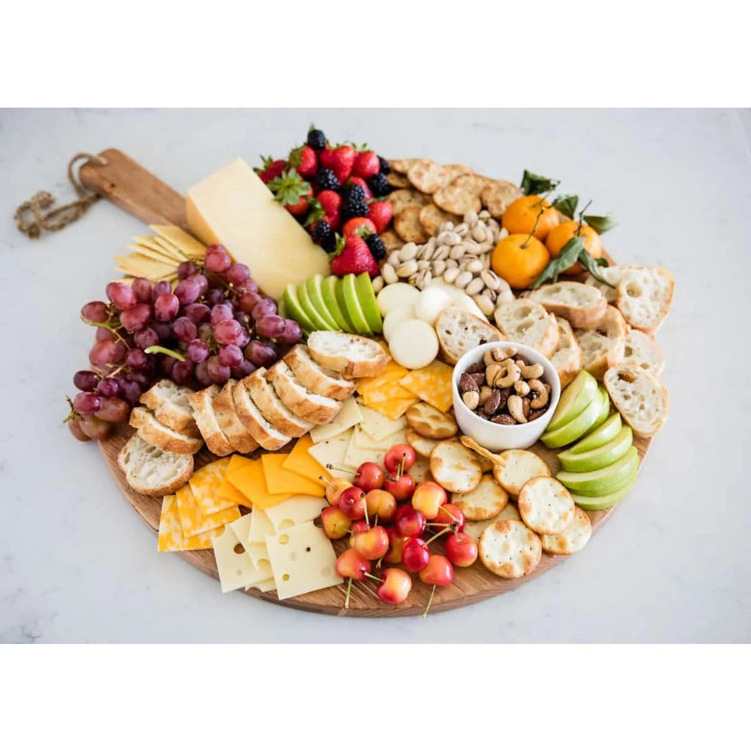 fruit and cheese platter