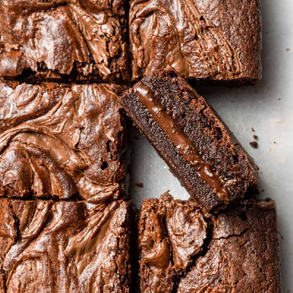 nutella brownies