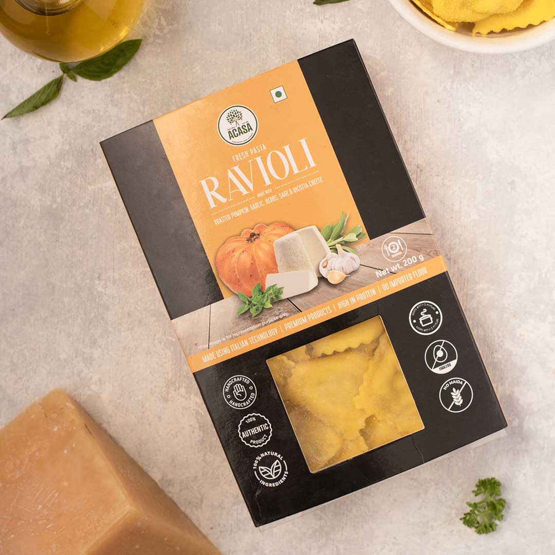 Pumpkin Ravioli from Acasa by Little Italy