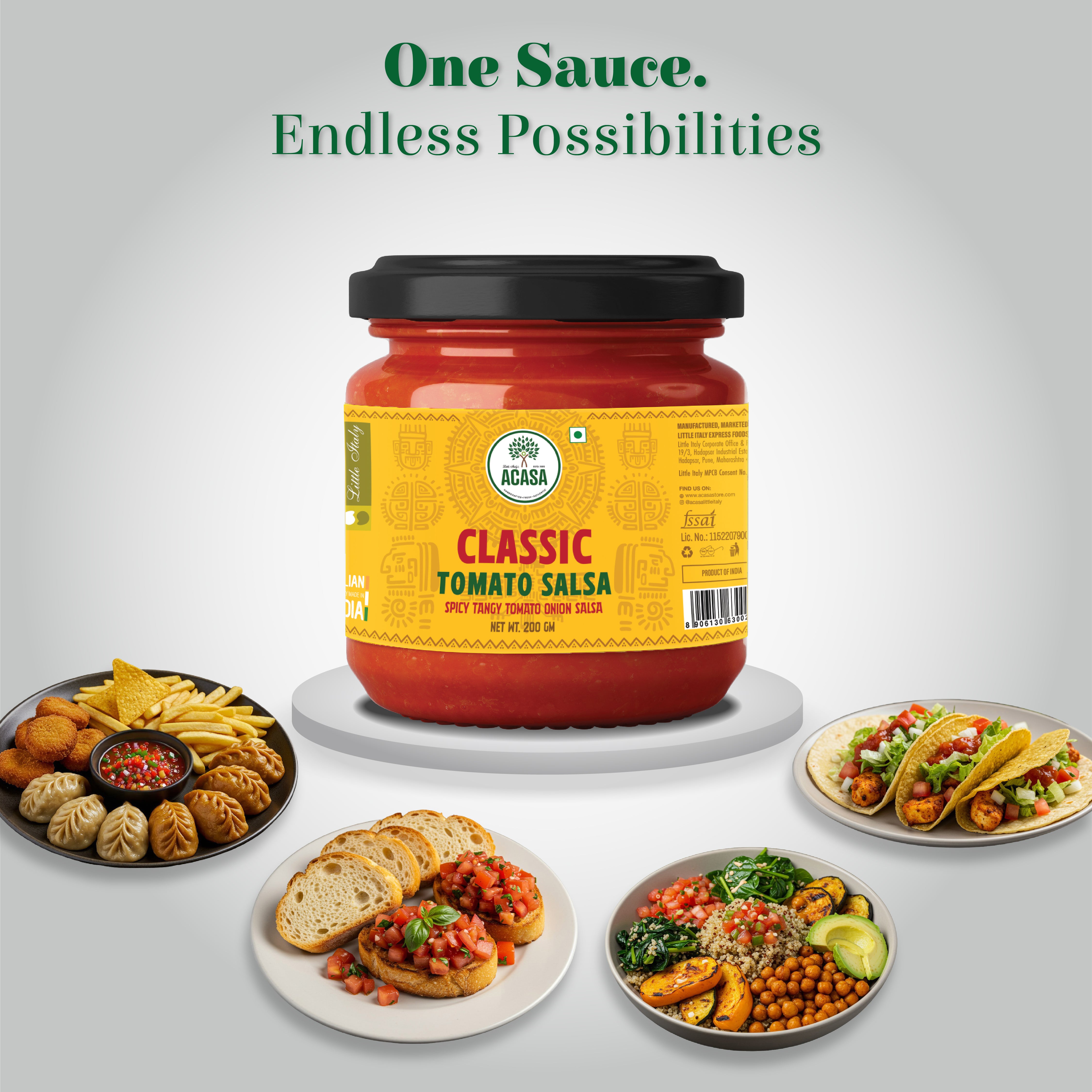 Savor Tradition with Our Classic Tomato Salsa Dip from Acasa Store